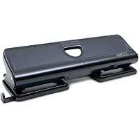 Rapesco 1054-720 - Perforadora Metálica de 4 Agujeros- 22 Hojas de Capacidad- Negra